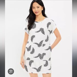 NWT Lou & Grey Palm Cozy Cotton Terry Pocket Dress